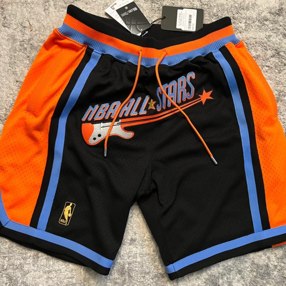 JUST DON X MITCHELL & NESS NBA ALL STAR 1997-98 SHORTS 2XL New Limited Edition